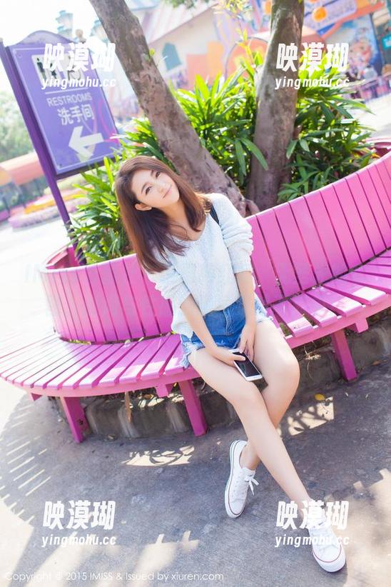 IMiss爱蜜社 - 王雨纯红裙，无圣光的套图，时尚与性感的碰撞果然不简单！