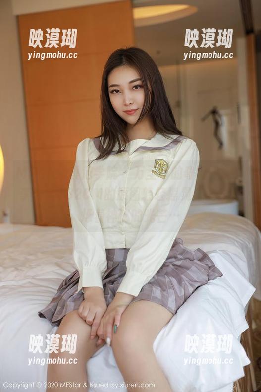 MFStar模范学院 - 万圣节的奇妙之旅，李雅柔182CM的原图轻轻摇晃，壁纸闪烁着神秘的光芒…