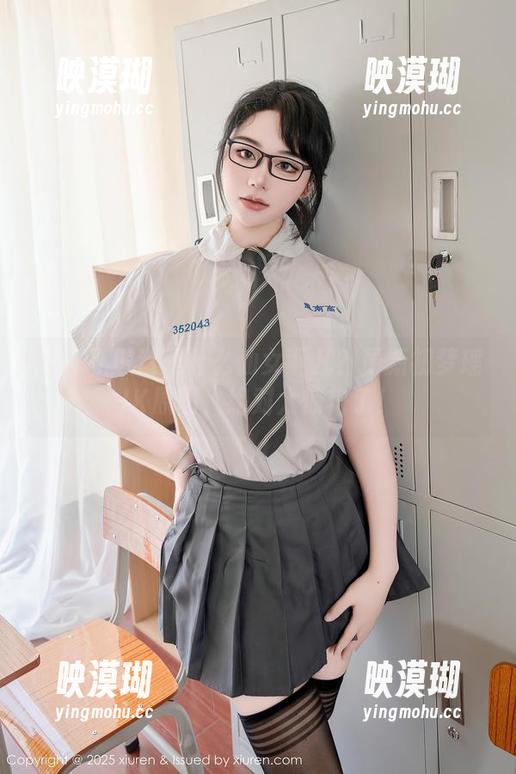 秀人网 - 这是什么仙女下凡？最新初梦瑶JK原图，绝对太惊艳了！